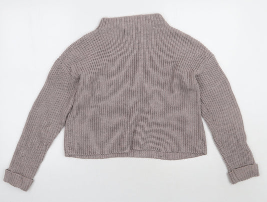 Matalan Womens Grey Acrylic Pullover Sweatshirt Size 14 Pullover