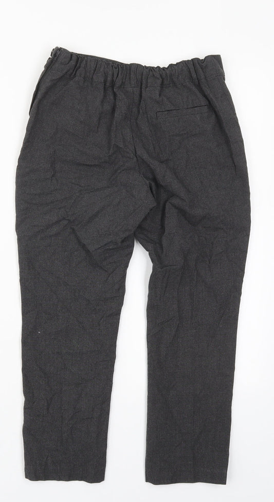 TU Girls Grey Polyester Dress Pants Trousers Size 8 Years Regular Zip