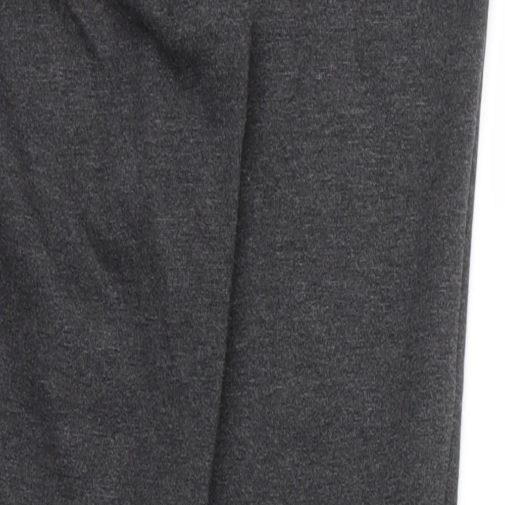 Papaya Womens Grey Viscose Carrot Trousers Size 10 L24 in Regular