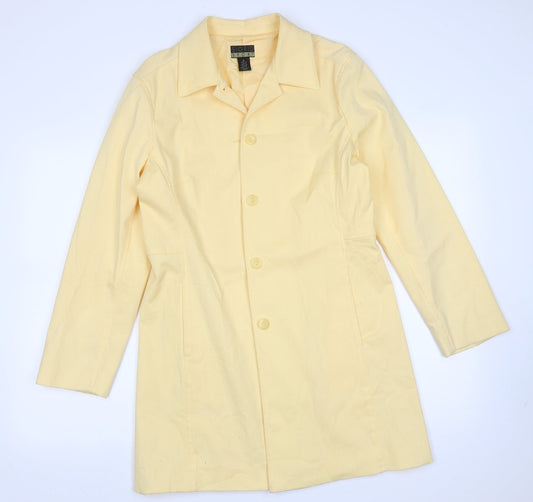 Sigrid Sport Womens Yellow Jacket Size 6 Button