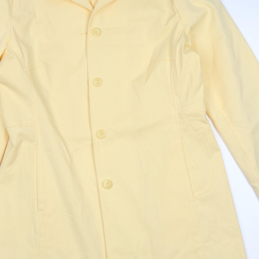 Sigrid Sport Womens Yellow Jacket Size 6 Button