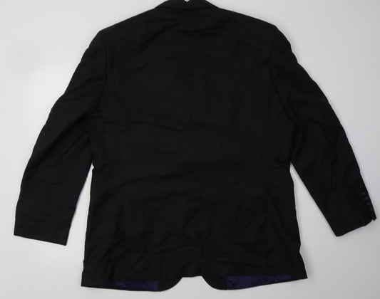 Marks and Spencer Mens Grey Wool Jacket Blazer Size 44