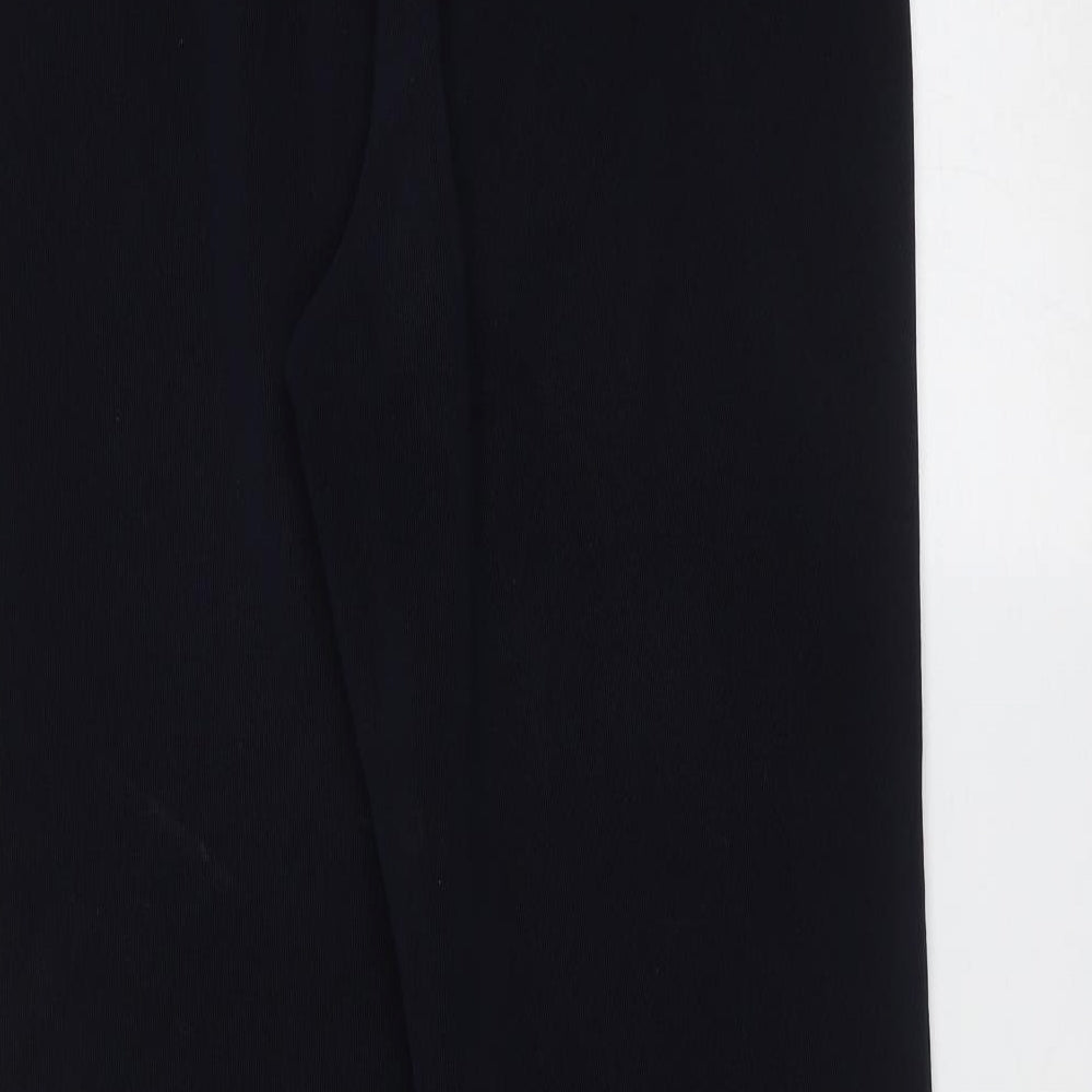 xe Womens Blue Polyester Trousers Size 12 L26 in Regular