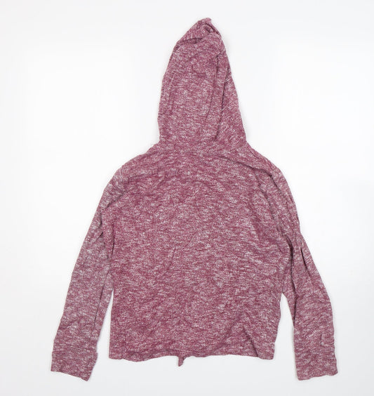 Old Navy Girls Purple Polyester Pullover Hoodie Size 14 Years