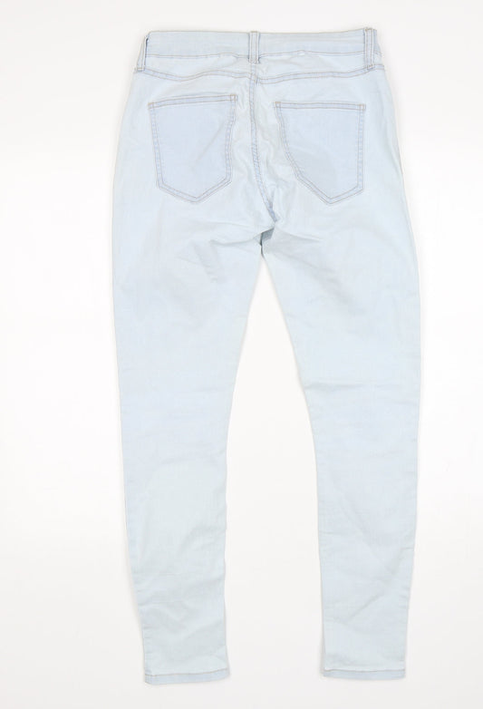 91 Womens Blue Cotton Jegging Jeans Size 8 L28 in Regular