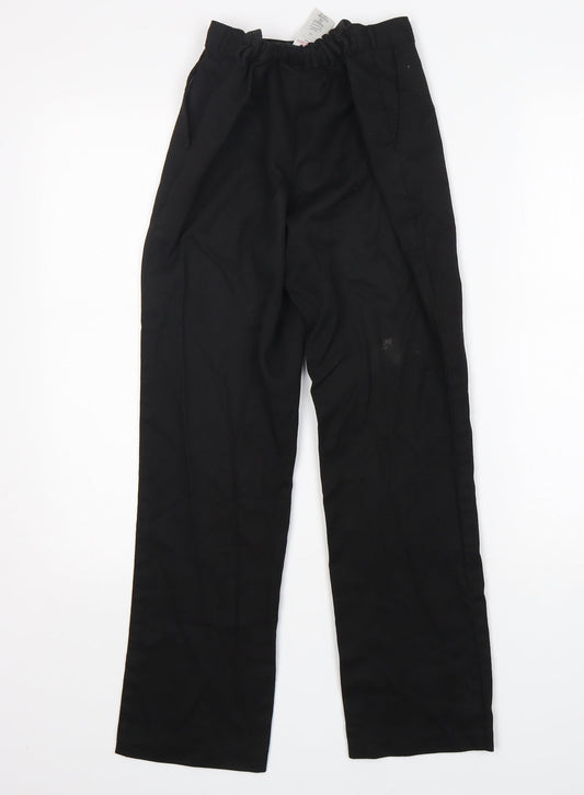 George Boys Black Polyester Dress Pants Trousers Size 11-12 Years Regular