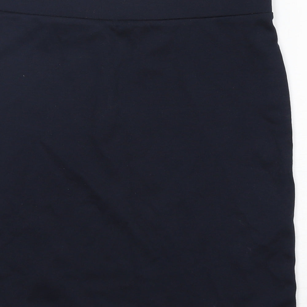 George Girls Blue Polyester Mini Skirt Size 11-12 Years Regular