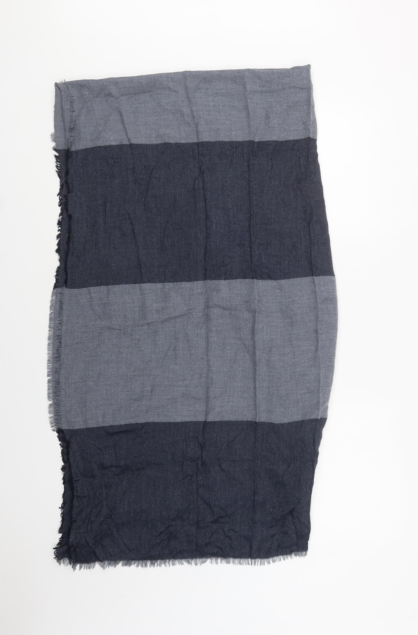 NEXT Womens Blue Striped Viscose Shawl/Wrap