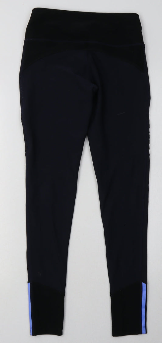 MPG Womens Blue Polyester Sweatpants Leggings Size 8 L28 in Regular