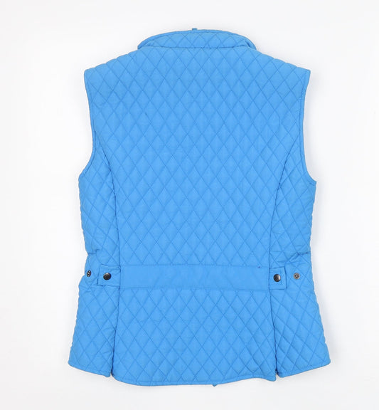 Shire Girls Blue Gilet Coat Size 2XS