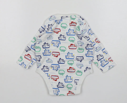F&F Boys Multicoloured Cotton Leotard One-Piece Size 3-6 Months