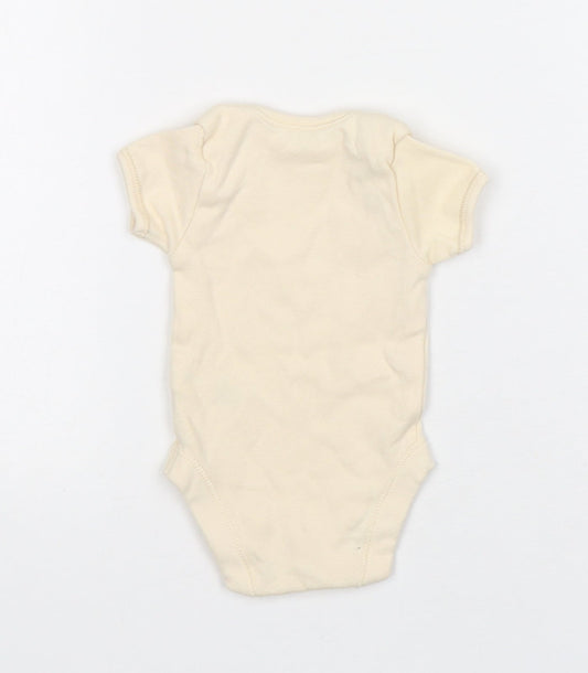 George Boys Beige Cotton Leotard One-Piece Size Newborn