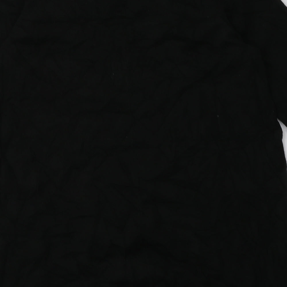 Marks and Spencer Womens Black Acrylic Pullover Sweatshirt Size 10 Pullover