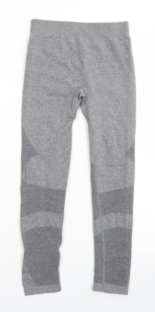 Crane Girls Grey Polyamide Jogger Trousers Size 9 Months Regular - Activewear leggings