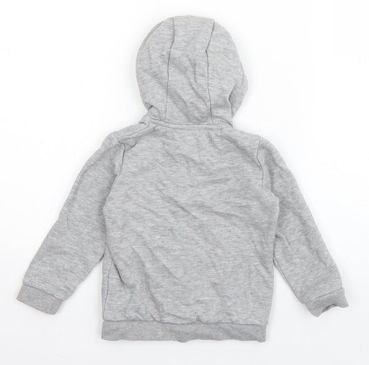 F&F Boys Grey Jacket Size 12-18 Months Zip - Toucan