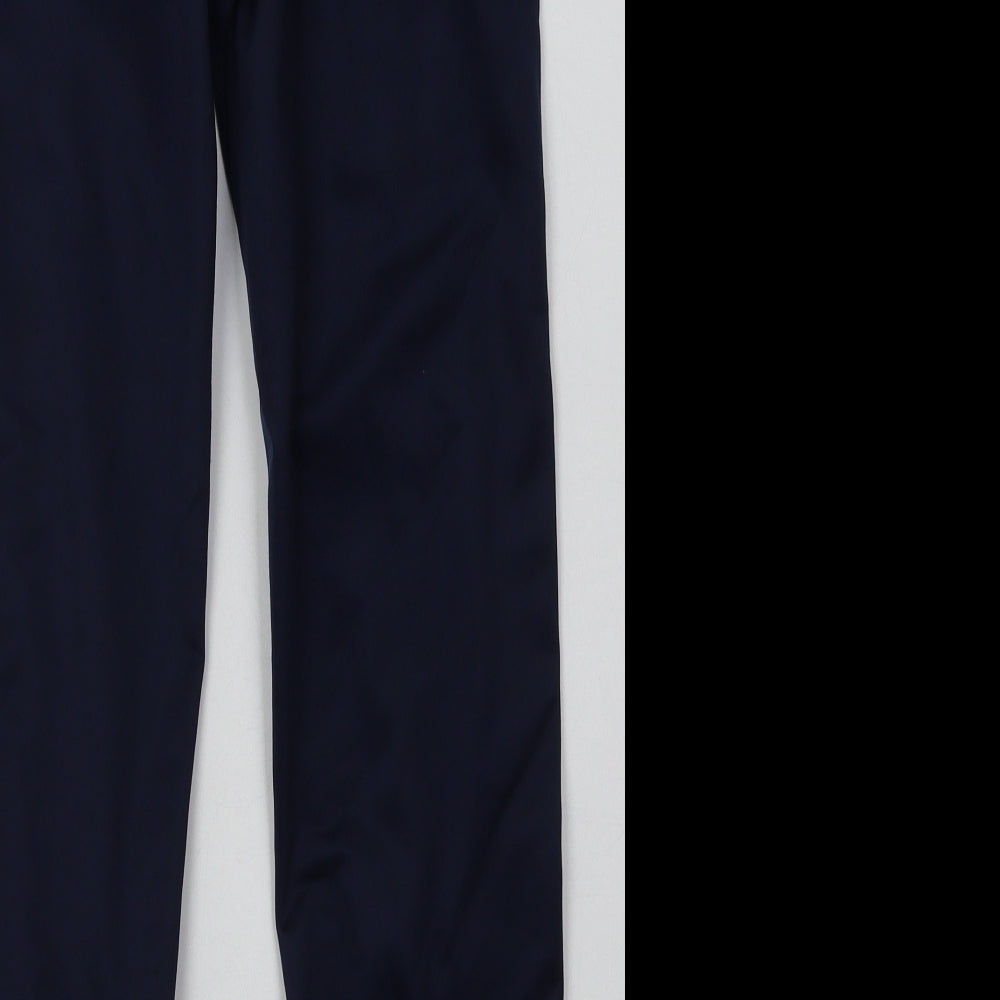 Givova Mens Blue Polyester Jogger Trousers Size XS L28 in Regular