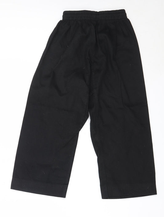 Bytomic Boys Black Polyester Sweatpants Trousers Size 9 Months Regular