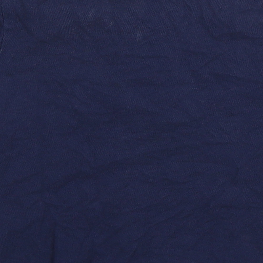 F&F Boys Blue Cotton Basic Polo Size 2-3 Years Collared