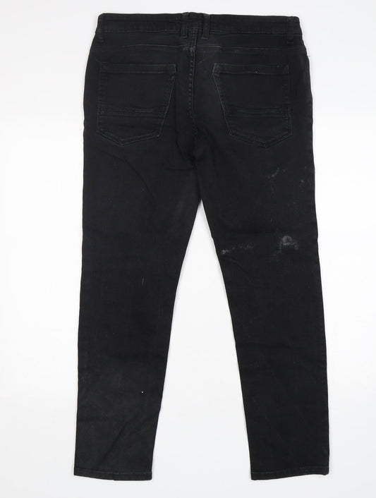 Burton Womens Black Cotton Skinny Jeans Size 32 L30 in Regular