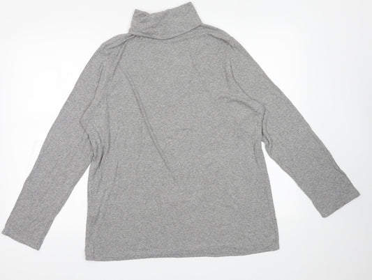 George Womens Grey Viscose Pullover Sweatshirt Size 20 Pullover