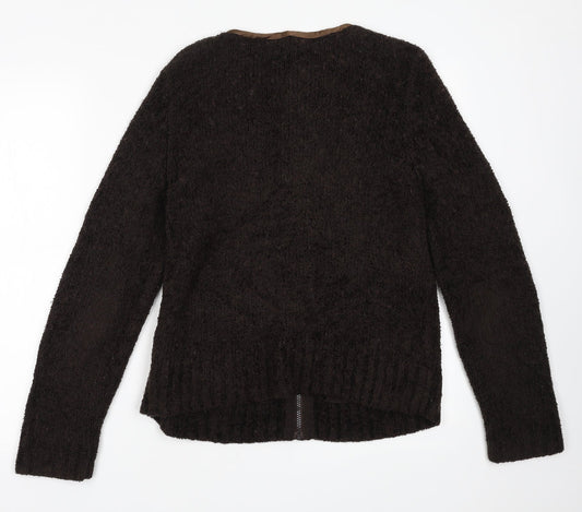 Dorothy Perkins Womens Brown Jacket Size 16 Zip