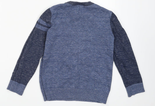 NEXT Boys Blue Cotton Pullover Sweatshirt Size 7 Years Pullover - NYC