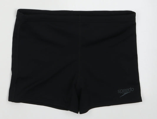 Speedo Boys Black Polyester Shorts Outfit/Set Size 12 Months