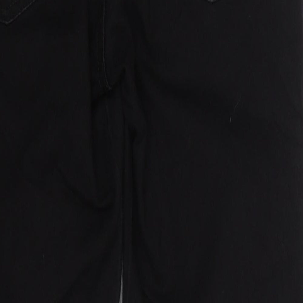 Denim Co Womens Black Cotton Skinny Jeans Size 14 L26 in Regular Button