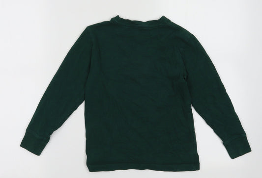 NEXT Boys Green Cotton Pullover Sweatshirt Size 6 Years Pullover