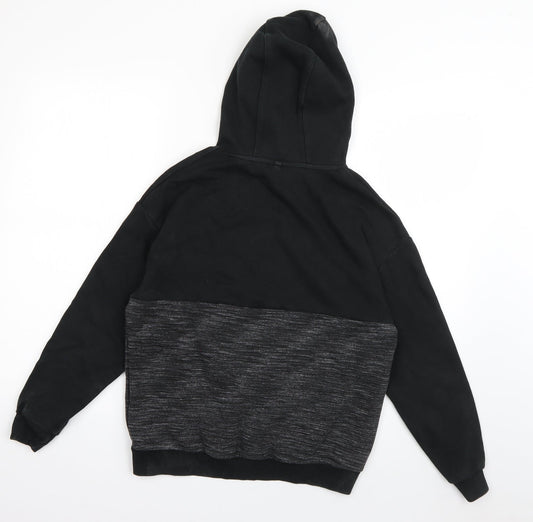 Marks and Spencer Boys Grey Cotton Pullover Hoodie Size 11-12 Years Pullover