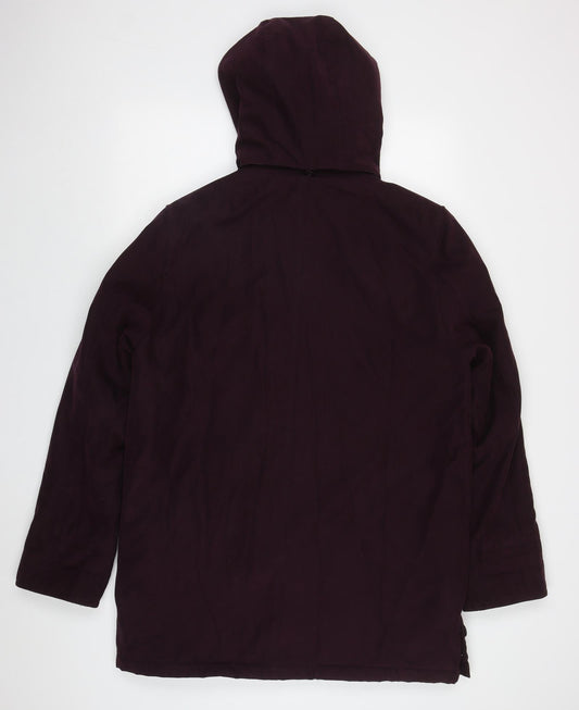 BHS Womens Purple Jacket Coat Size 12 Zip