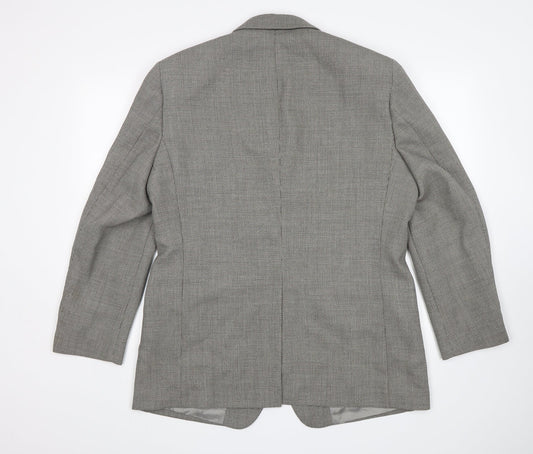 M&S Mens Multicoloured Wool Jacket Suit Jacket