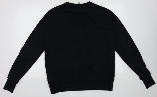 ASOS Womens Black Coir Pullover Sweatshirt Size 10 Pullover