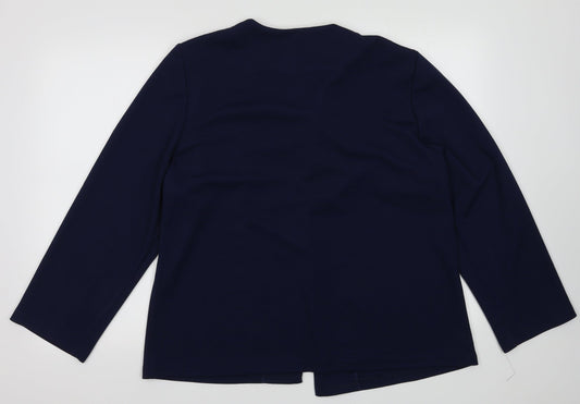 Miss Mary of Sweden Womens Blue Jacket Blazer Size 18