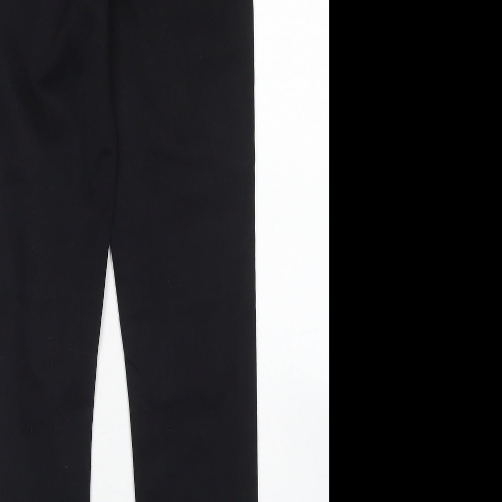 Papaya Womens Black Cotton Skinny Jeans Size 8 L27 in Regular Button