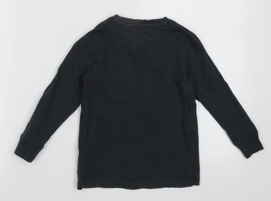 NEXT Boys Grey Cotton Pullover Sweatshirt Size 3 Years Pullover