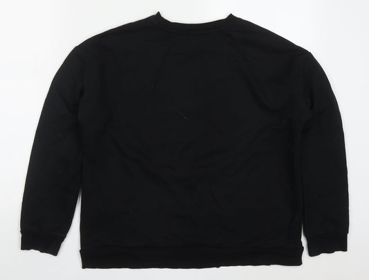 Lipsy Womens Black Polyester Pullover Sweatshirt Size M Pullover - Drama Queen