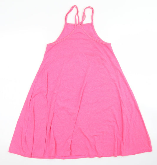 TU Girls Pink Polyester Trapeze & Swing Size 9 Years Square Neck
