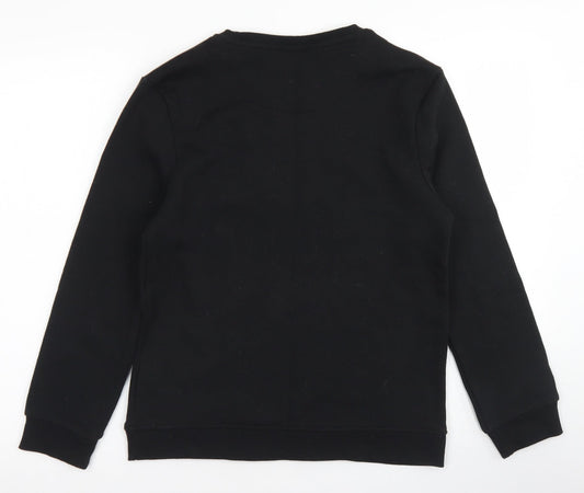 Rebel Boys Black Polyester Pullover Sweatshirt Size 12-13 Years