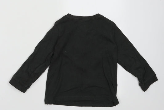George Boys Grey Coir Basic Casual Size 2-3 Years Crew Neck Pullover - mummys little cutie