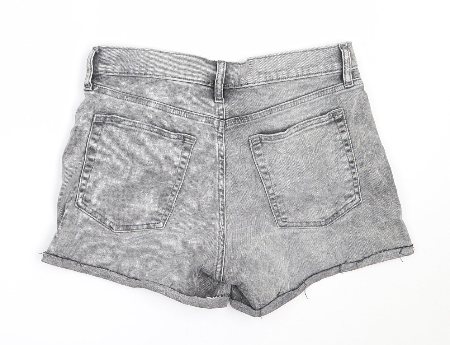 Gap Womens Grey  Cotton Hot Pants Shorts Size 30 in  Regular