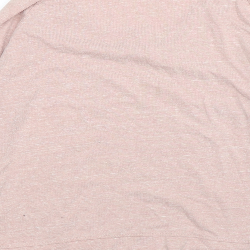 Papaya Womens Pink Polyester Pullover Sweatshirt Size S