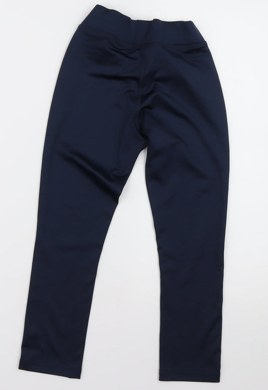 NEXT Girls Blue Polyester Capri Trousers Size 9 Months Regular
