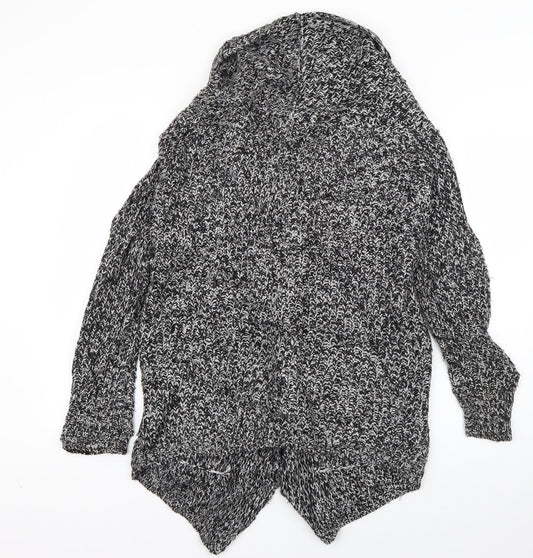 Chaber Womens Grey Collared Acrylic Cardigan Jumper Size 8