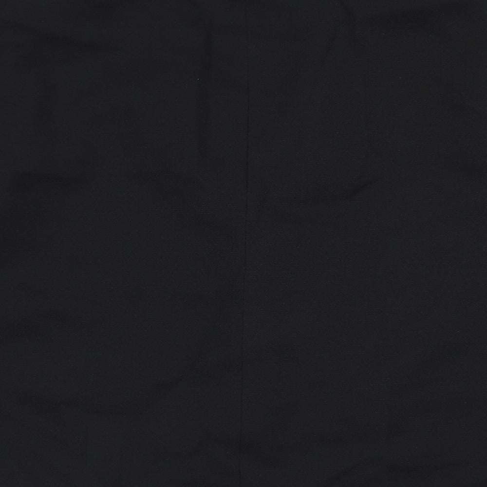 Preworn Womens Black Polyester Jacket Blazer Size 18