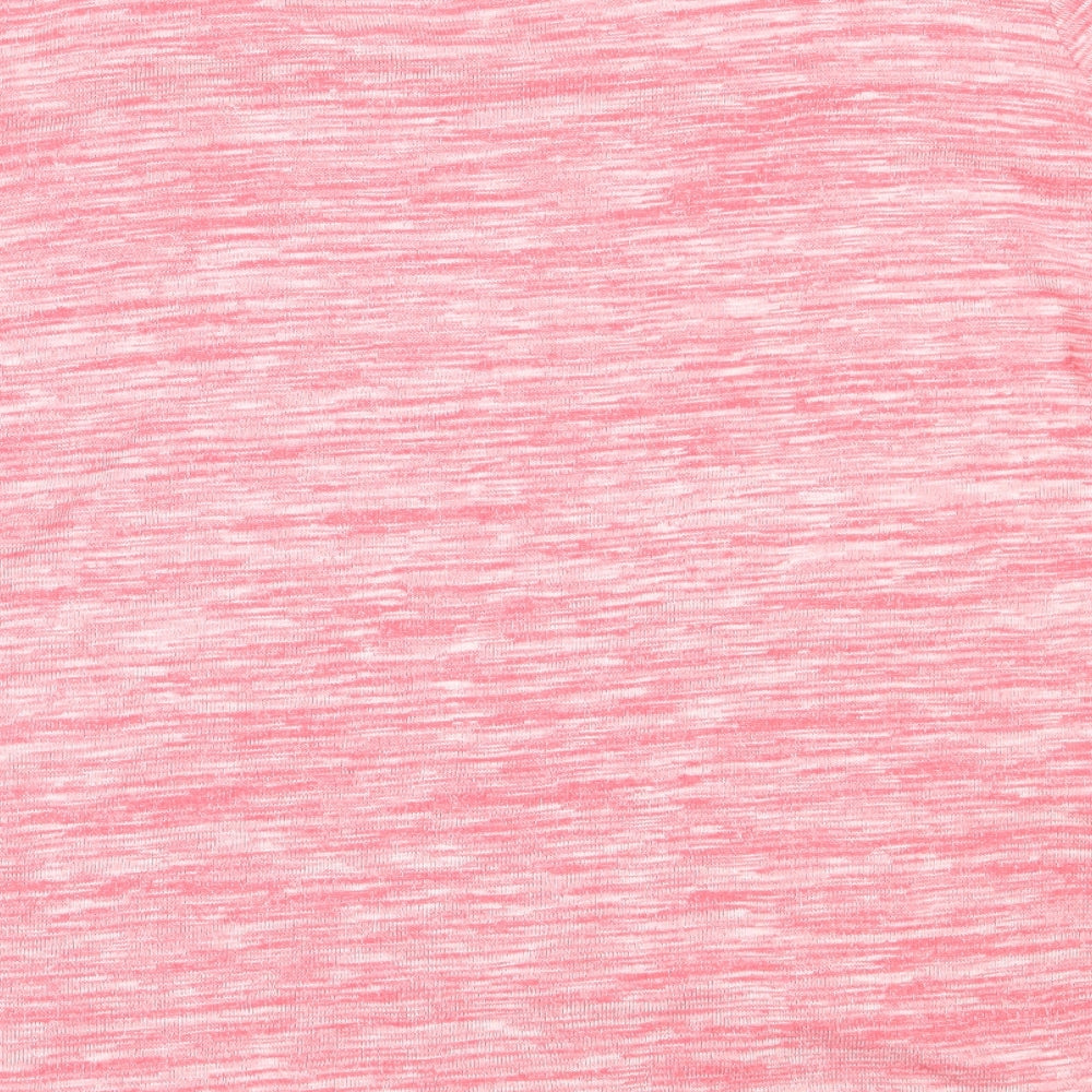 Marks and Spencer Womens Pink Round Neck Viscose Pullover Jumper Size 12