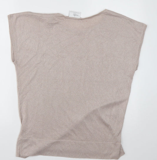 Wallis Womens Pink Viscose Pullover Sweatshirt Size M Pullover
