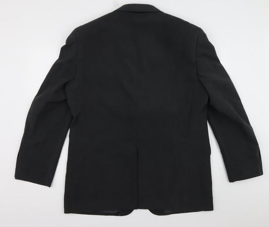 Marks and Spencer Mens Grey Polyester Jacket Blazer Size 42