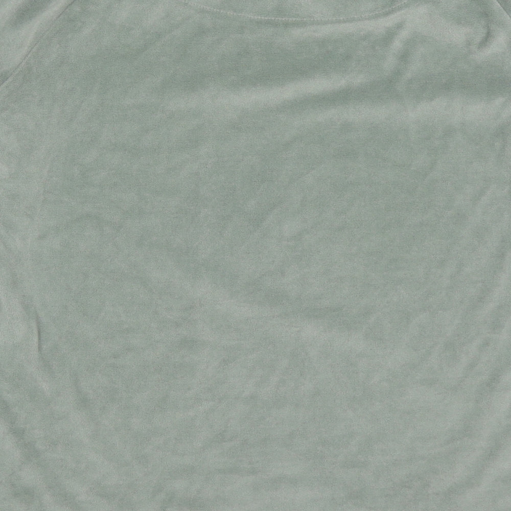 Primark Womens Green Solid Polyester Top Pyjama Top Size 6 - Sleep In