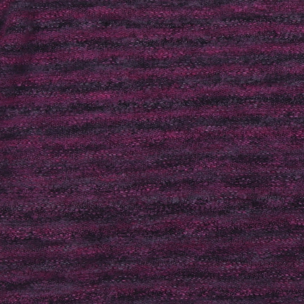 BM Collection Womens Purple Crew Neck Acrylic Pullover Jumper Size L